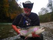 Tom and Rainbow trout